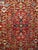 Vintage Persian Heriz Serapi Rug, Hand-Knotted Wool, All-Over Geometric Pattern, Red & Navy, 7x10 For Sale - Image 9 of 14