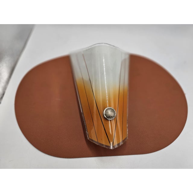 Vintage Glass Wall Lamp, 1960s-1970s For Sale - Image 6 of 6