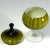 Green Glass Dish from Empoli, 1960s, in Good conditions. Designed 1960 to 1969