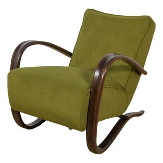 Model H-269 Lounge Chair by Jindřich Halabala for Up Závody, 1930s For Sale