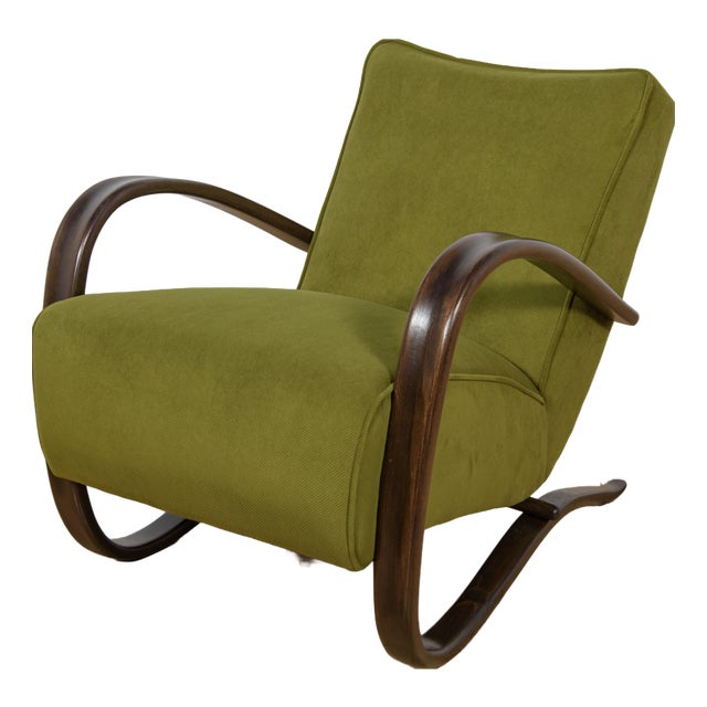 Model H-269 Lounge Chair by Jindřich Halabala for Up Závody, 1930s For Sale