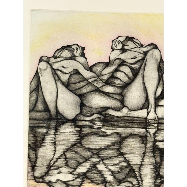 Framed & Pencil Signed Lesley Robinson Artist Proof "Mountain Women" C1998 For Sale In West Palm - Image 6 of 18
