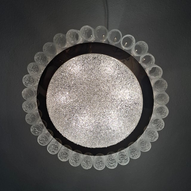 Chandelier with 32 Glass Tubes from Doria Leuchten, Germany, 1960s For Sale - Image 10 of 13