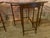 Wood Early 20th Century Pair Petite Diminutive Mahogany Spider Leg Pad Foot Round Gateleg Tables For Sale - Image 7 of 12