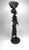 Mid 20th Century Tribal Female Solid Bronze Finish Figurine For Sale - Image 5 of 12