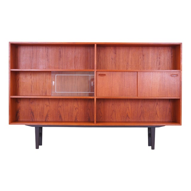 Danish Teak Bookcase from Clausen & Søn, 1970s For Sale
