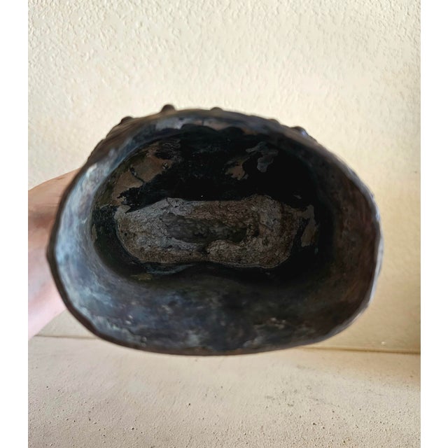 19th Century Chinese Bronze Seated Guanyin With Mark, Qing Dynasty For Sale - Image 11 of 12