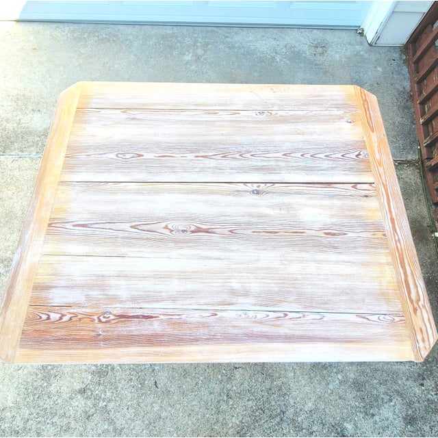 Farmhouse Circa Late 19th Century Gustavian Swedish Style Pine Dining Table Desk W/ Reeded Dummy Drawer For Sale - Image 3 of 11
