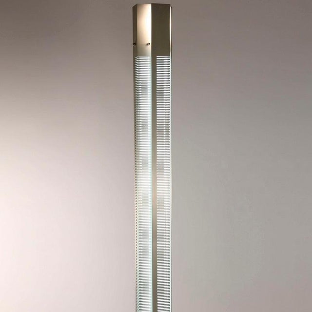 Black Mid-Century Modern Signal Column Floor Lamp Set by Serge Mouille, Set of 3 For Sale - Image 8 of 18