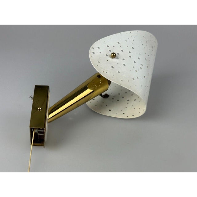 Wall Lamp Brass & Metal Design by Ernest Igl for Hillbrand, 1950s For Sale - Image 10 of 18