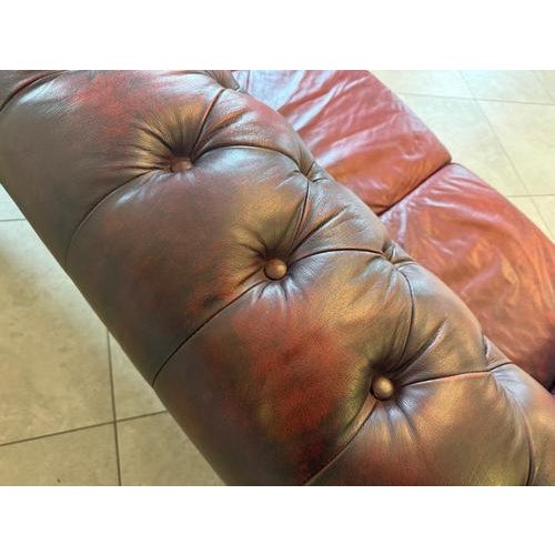 Chesterfield Three-Seater Club Sofa, 2000s For Sale - Image 16 of 18