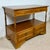 Spanish sideboard dating from the 1980s. Crafted in wood, it features a spacious rectangular top above two drawers, an...