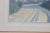 Beautiful pastel toned landscape with blue mountains on a summer day. Possibly signed by John Walker '73 in lower left...