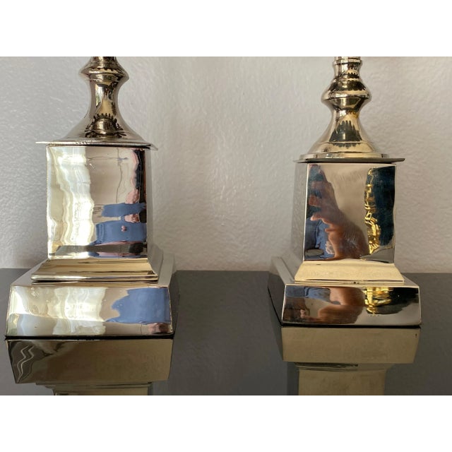 Metal "Pommes de Pin" Pinecones in Nickel - a Pair For Sale - Image 7 of 9