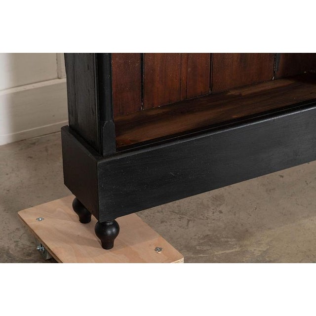 19th Century Ebonised Pine Bookcase, 1879 For Sale - Image 11 of 16