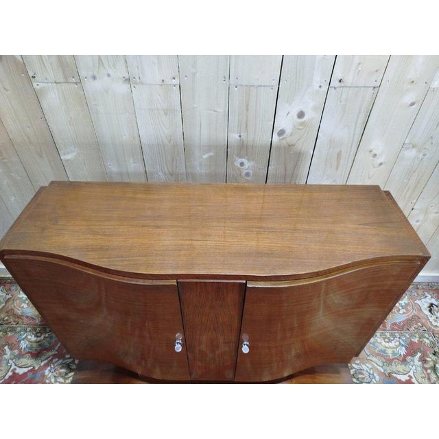 Period: 20th century Style: Art Deco Condition: Perfect condition Material: Mahogany Length: 138Width: 47Height: 96Depth:...