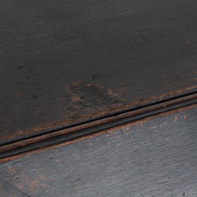 Wood Late 18th Century Black Oak Secretary Bureau From Denmark For Sale - Image 7 of 16