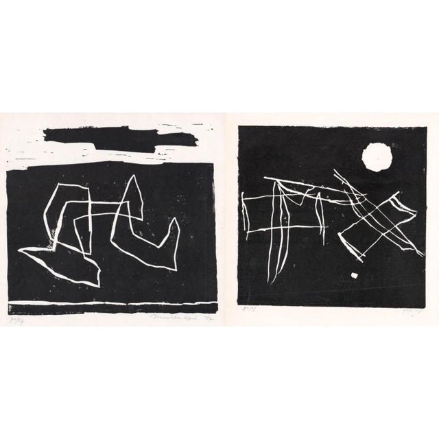 1960s 1967 Liberte Indonesian Portfolio of Linocuts - Set of Eleven For Sale - Image 5 of 12