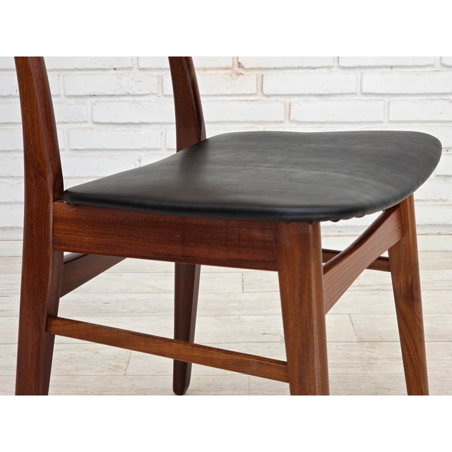 Wood Vintage Danish Dining Chairs in Teak by Findahl Møbelfabrik, 1960s, Set of 4 For Sale - Image 7 of 18