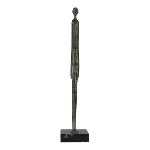 Mid 20th Century Italian Patinated Bronze Sculpture of a Youth