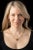Contemporary 1990s 18K Gold Hand-Rolled Chain with Gold Pendant For Sale - Image 3 of 4