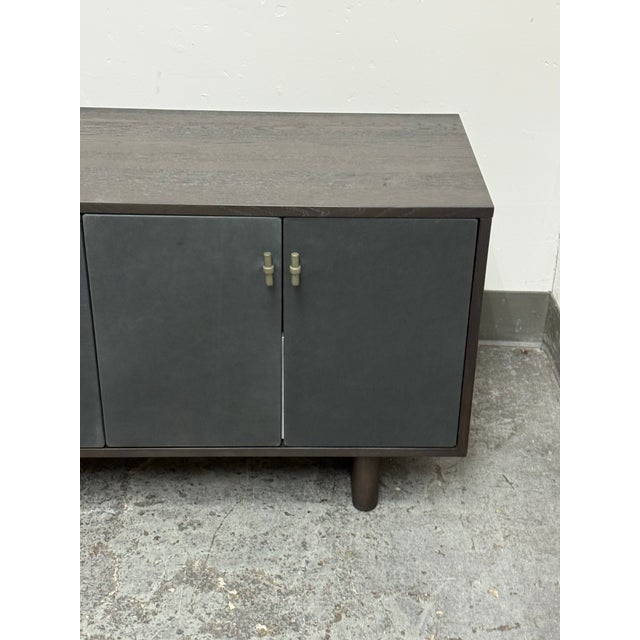Gray Four Hands Posada Media Console For Sale - Image 8 of 12