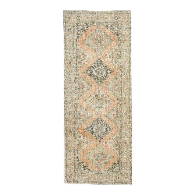 Turkish Vintage Rug 4'9" x 12'1" #21400 For Sale