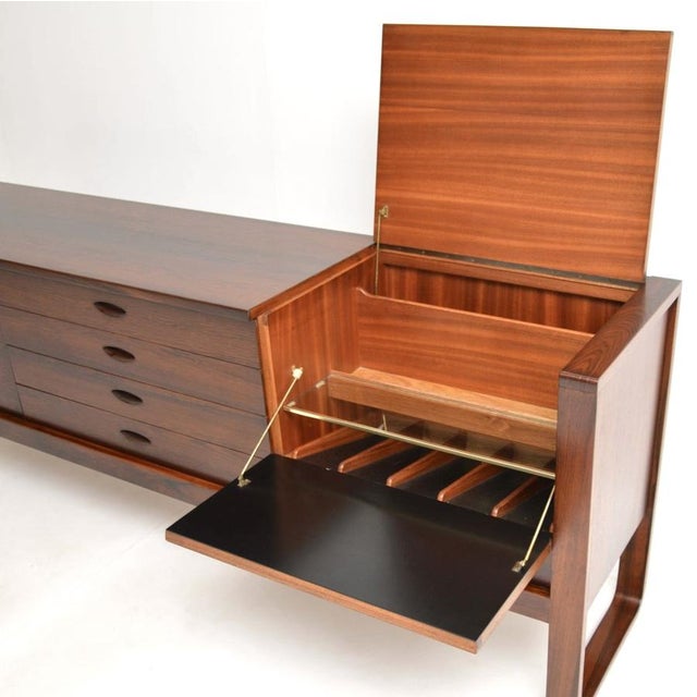 Vintage Sideboard attributed to Gunther Hoffstead for Uniflex, 1960 For Sale - Image 4 of 14