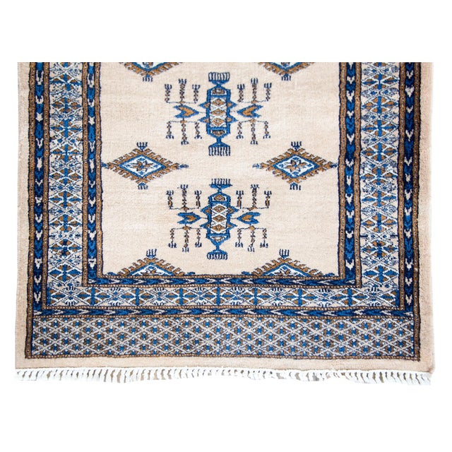 Vintage Pakistani Bokhara Runner For Sale - Image 14 of 15