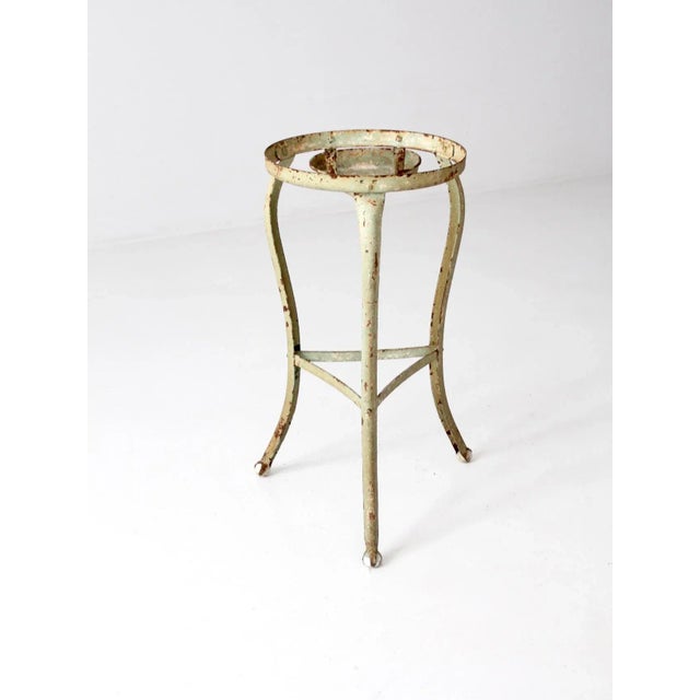 Antique Claw Foot Iron Stand For Sale - Image 10 of 13