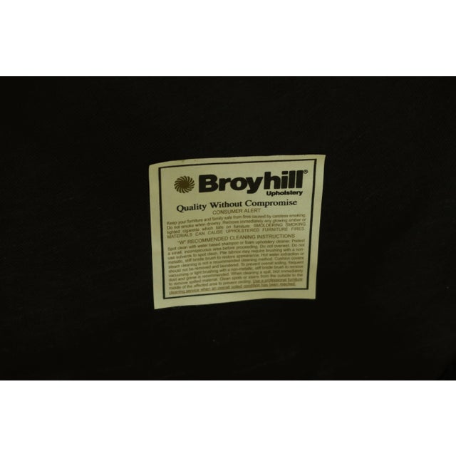 Broyhill Venetian Style Upholstered Open Armchairs - a Pair For Sale - Image 10 of 11