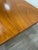 Vintage Mid Century Modern Walnut Convertible Dining and Coffee Trestle Table For Sale - Image 14 of 18
