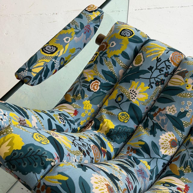 1970s Glass Sofa Attributed to Adrian Pearsall for Craft Associates For Sale - Image 9 of 12