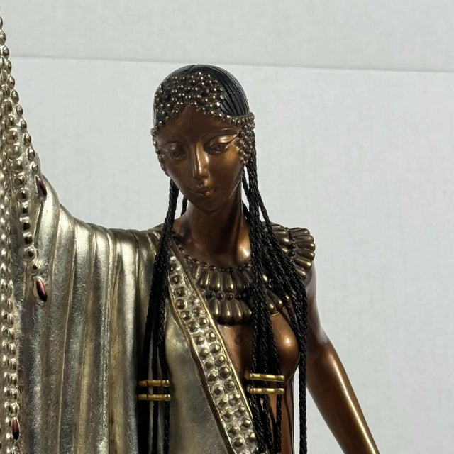 Erte (1892-1990)the Slave 1988 Artist Proof 19/37 Art Deco Egyptian Revival W/Coa For Sale - Image 11 of 11