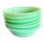 Vintage Fire King Jadeite Jane Ray Dessert Bowls-Anchor Hocking- Set-Berry Milk - Set of 7 For Sale