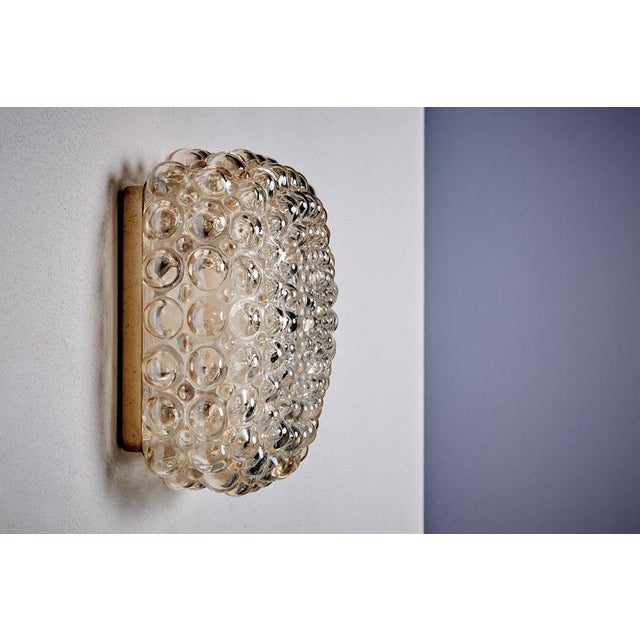 Model A 669 Wall or Ceiling Lamp attributed to Helena Tynell for Limburg Glashütte, 1960s For Sale - Image 4 of 15