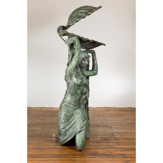 Bronze Greco Roman Inspired Three Nymph Fountain For Sale In New York - Image 6 of 18
