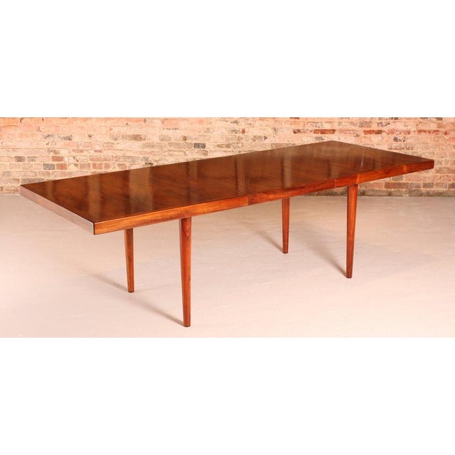 1960s Mid-Century Modern Danish Extending Rosewood Dining Table by Nanna Ditzel, 1960s For Sale - Image 5 of 13