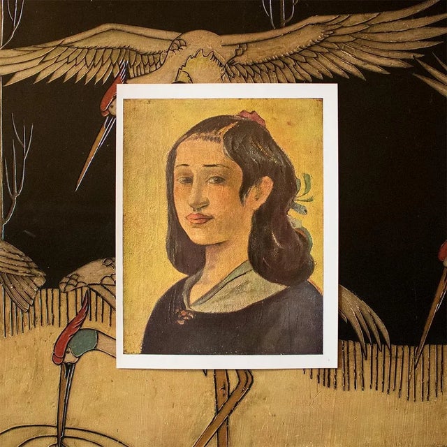 Portraiture 1940s After Paul Gauguin, "The Artist's Mother" First Edition Swiss Full-Color Print For Sale - Image 3 of 6