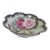 Nippon Porcelain Bowl Made in Japan Hand Painted Roses With Blue Gold Trim 4984b For Sale