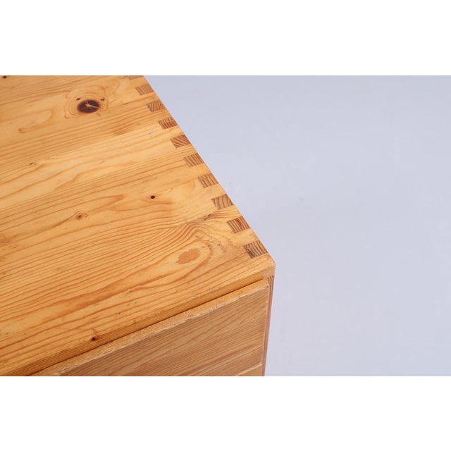 Square Record Cabinet in Pine by Ate Van Apeldoorn for Houtwerk Hattem, 1960s For Sale - Image 10 of 11