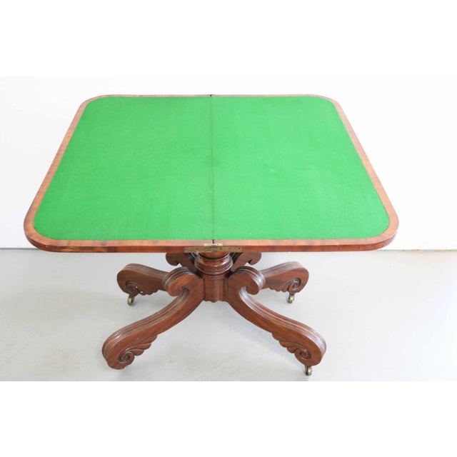 Antique Regency William IV Gaming Table, England, 1825 For Sale - Image 12 of 13