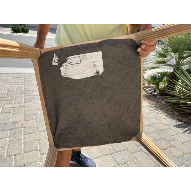 6 Vintage Drexel Heritage Furniture Co. Dining Room Chairs , Carved Ash Wood For Sale - Image 14 of 14