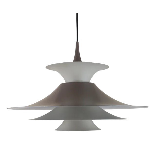 Radius Pendant Lamp by Eric Baslev for Fog and Mørup, 1960s For Sale