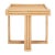 Juri Square Accent Table - Natural For Sale - Image 9 of 9
