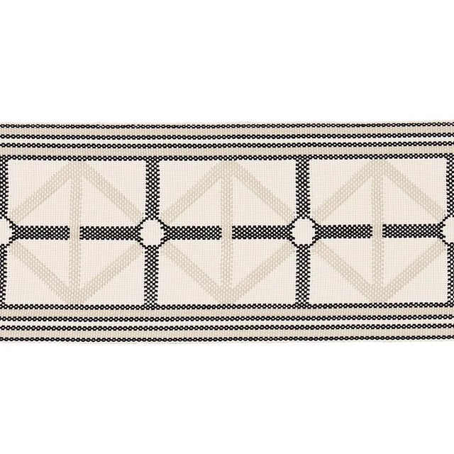 Not Yet Made - Made To Order Sample - Schumacher Napoleon Indoor/Outdoor Tape, Dove For Sale - Image 5 of 5