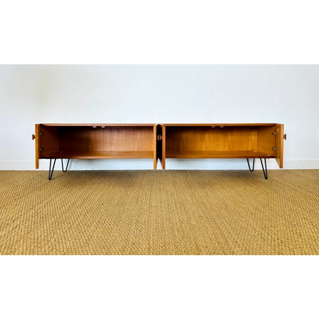 Minimalist Scandinavian Teak Sideboard, 1960s For Sale - Image 12 of 17