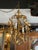 Vintage 1960s Italian Mid Century Hollywood Regency Six Light Gilt Floral Chandelier For Sale - Image 13 of 13