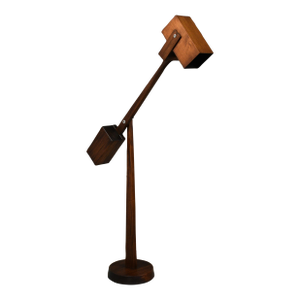 1960s Mahogany Floor Lamp by Montague