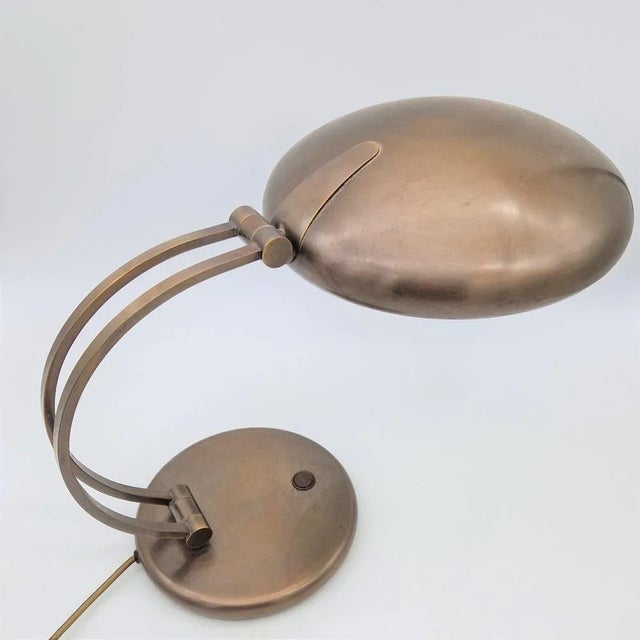 Bronzed Table Lamp from Egon Hillebrand, 1975 For Sale - Image 6 of 11